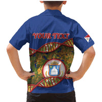 Personalized Sint Maarten Is In My DNA Family Matching Mermaid Dress and Hawaiian Shirt - Wonder Print Shop