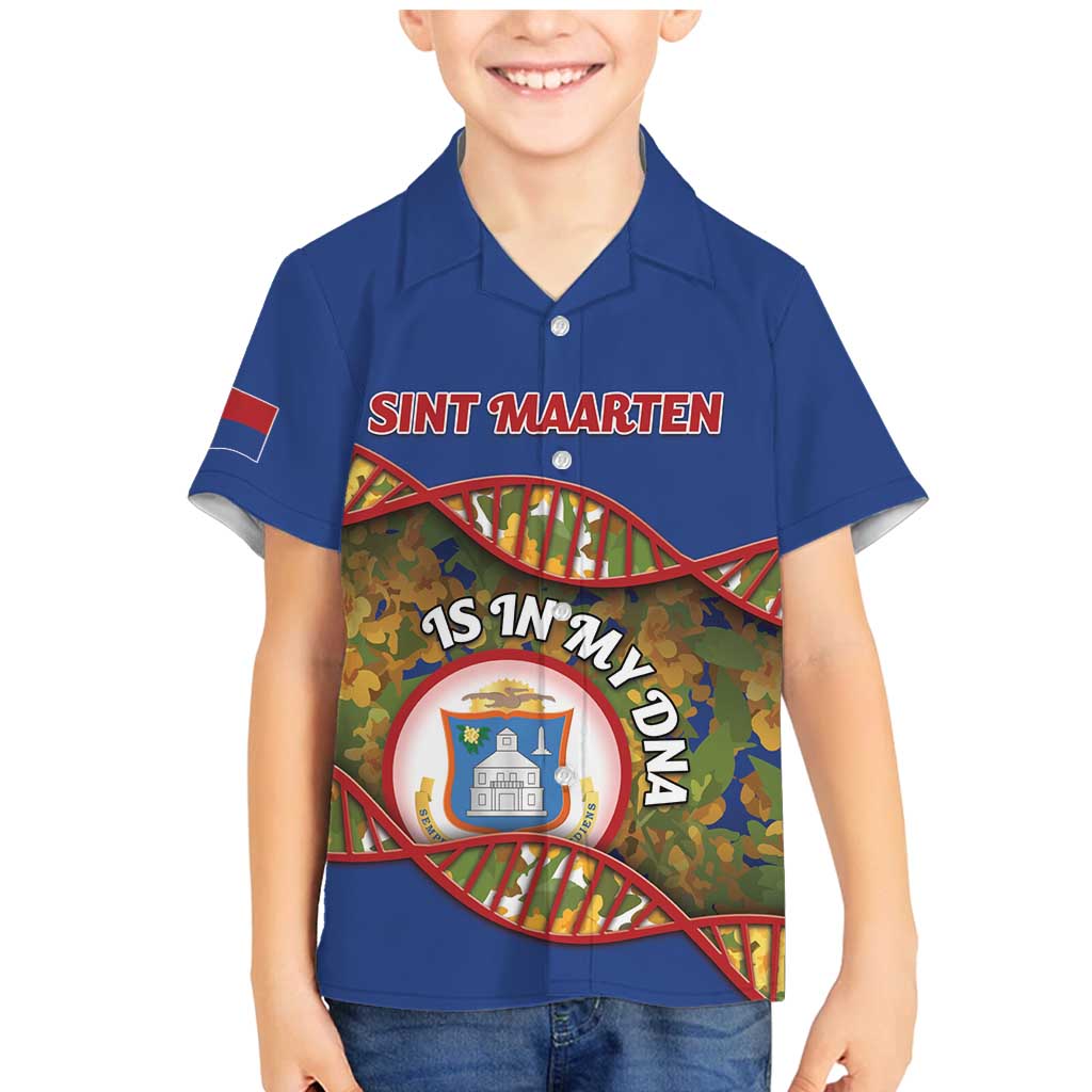 Personalized Sint Maarten Is In My DNA Family Matching Mermaid Dress and Hawaiian Shirt - Wonder Print Shop