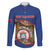 Personalized Sint Maarten Is In My DNA Family Matching Off The Shoulder Long Sleeve Dress and Hawaiian Shirt - Wonder Print Shop