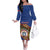 Personalized Sint Maarten Is In My DNA Family Matching Off The Shoulder Long Sleeve Dress and Hawaiian Shirt - Wonder Print Shop