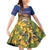 Personalized Sint Maarten Is In My DNA Family Matching Off Shoulder Short Dress and Hawaiian Shirt - Wonder Print Shop