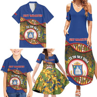 Personalized Sint Maarten Is In My DNA Family Matching Summer Maxi Dress and Hawaiian Shirt - Wonder Print Shop
