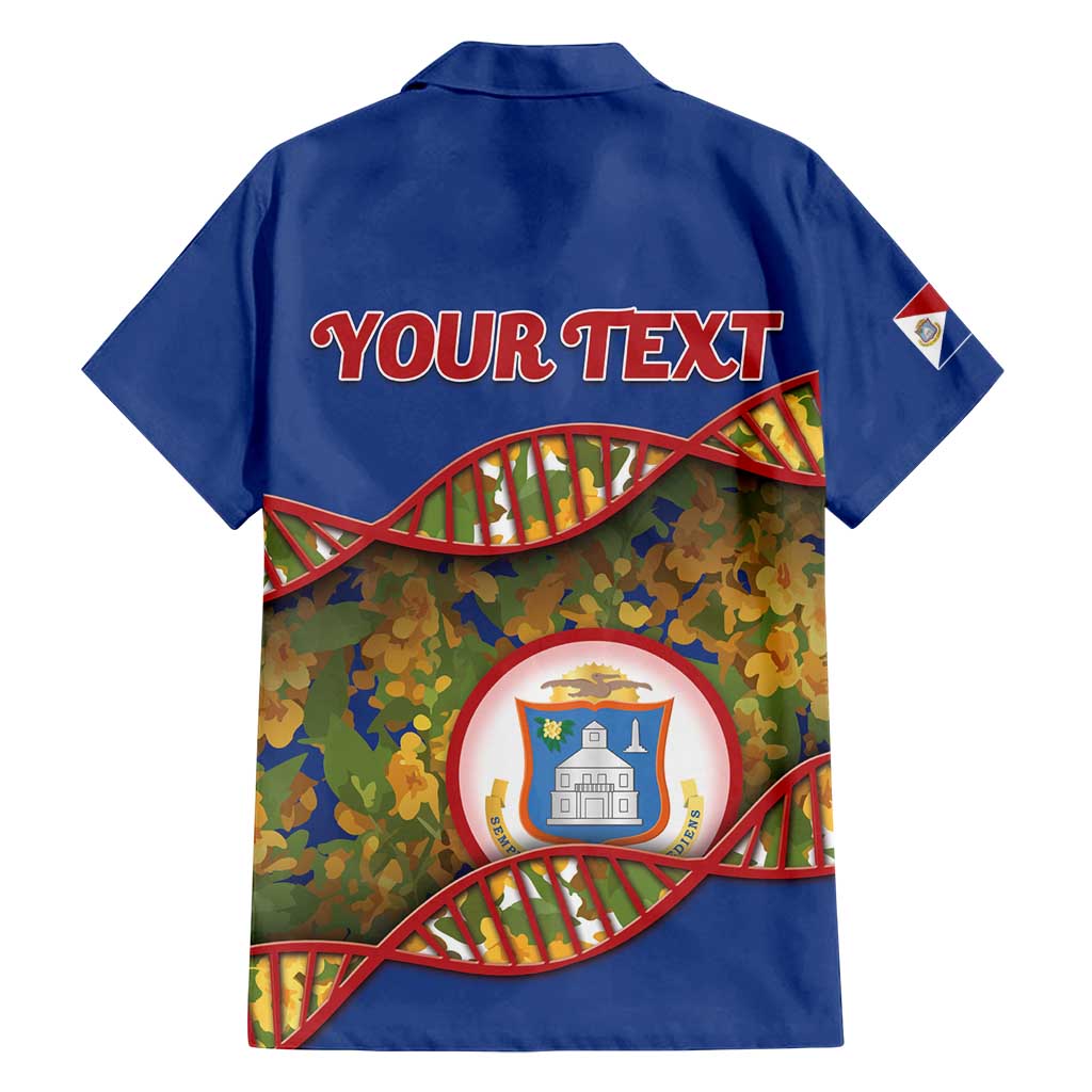 Personalized Sint Maarten Is In My DNA Family Matching Tank Maxi Dress and Hawaiian Shirt - Wonder Print Shop