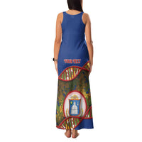Personalized Sint Maarten Is In My DNA Family Matching Tank Maxi Dress and Hawaiian Shirt - Wonder Print Shop