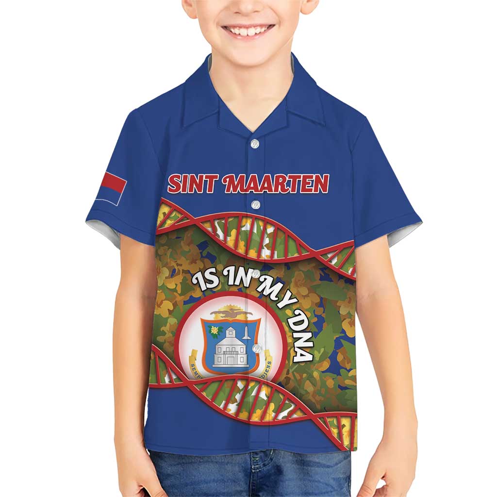 Personalized Sint Maarten Is In My DNA Kid Hawaiian Shirt - Wonder Print Shop