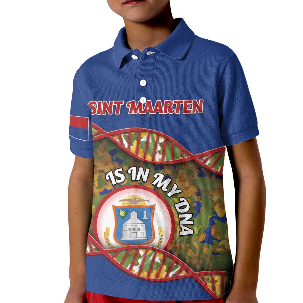 Personalized Sint Maarten Is In My DNA Kid Polo Shirt - Wonder Print Shop