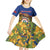 Personalized Sint Maarten Is In My DNA Kid Short Sleeve Dress - Wonder Print Shop