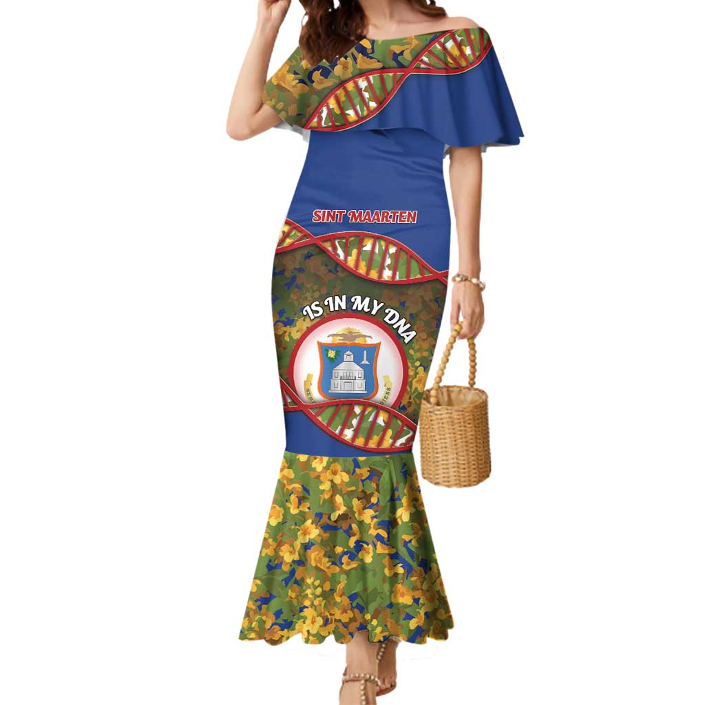 Personalized Sint Maarten Is In My DNA Mermaid Dress - Wonder Print Shop