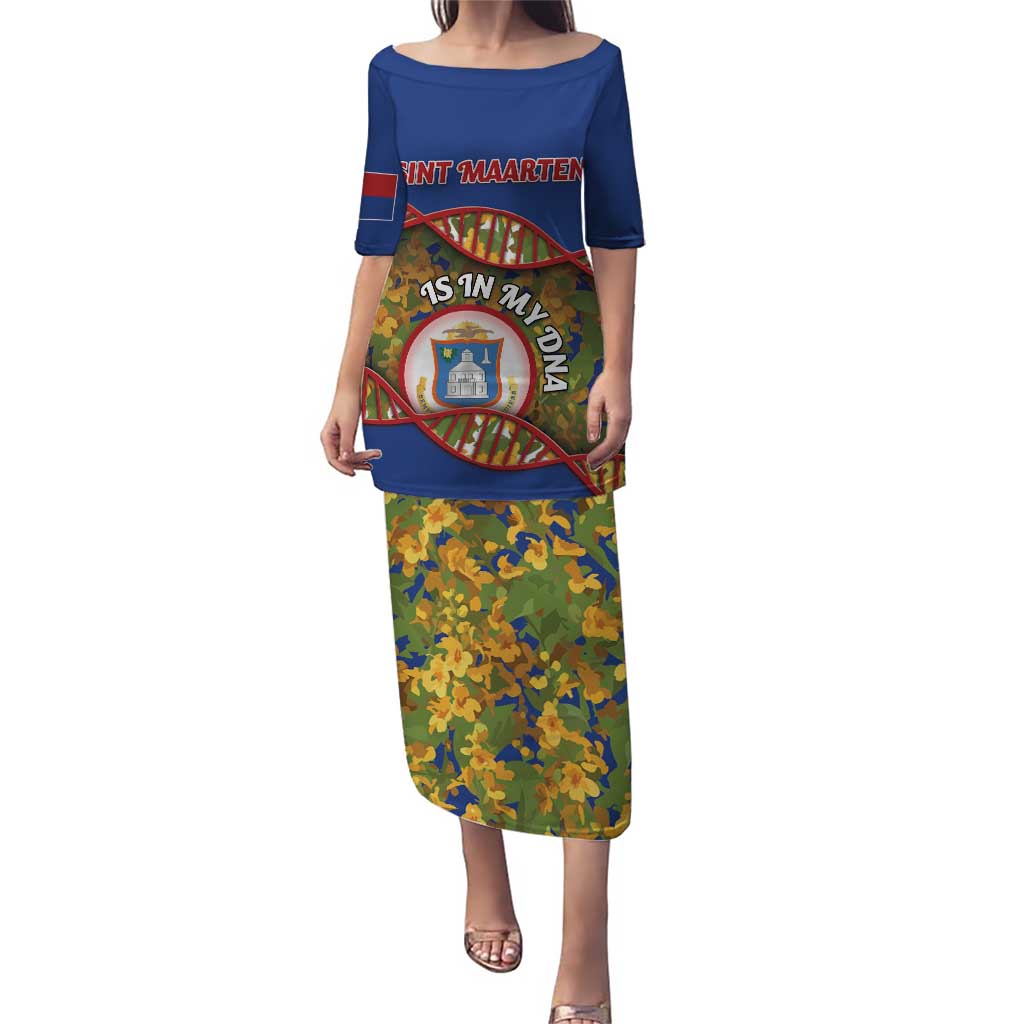 Personalized Sint Maarten Is In My DNA Puletasi - Wonder Print Shop