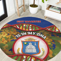 Sint Maarten Is In My DNA Round Carpet - Wonder Print Shop