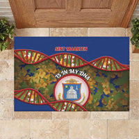 Sint Maarten Is In My DNA Rubber Doormat - Wonder Print Shop