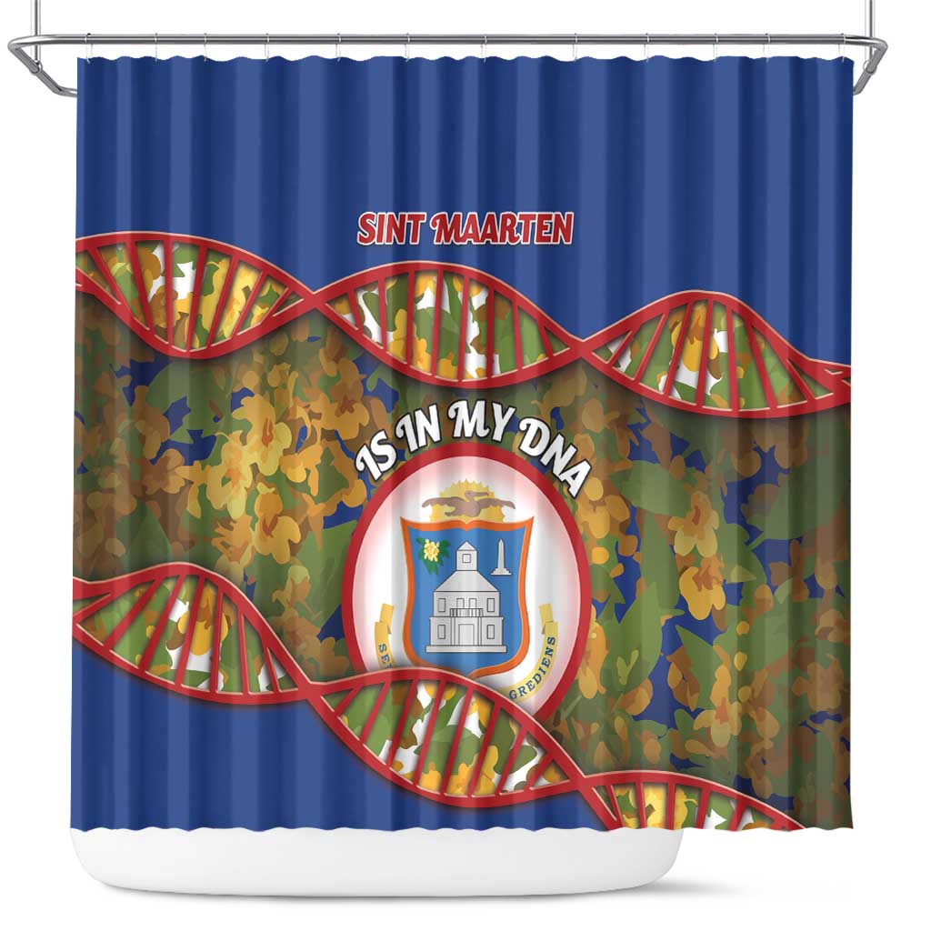 Sint Maarten Is In My DNA Shower Curtain - Wonder Print Shop