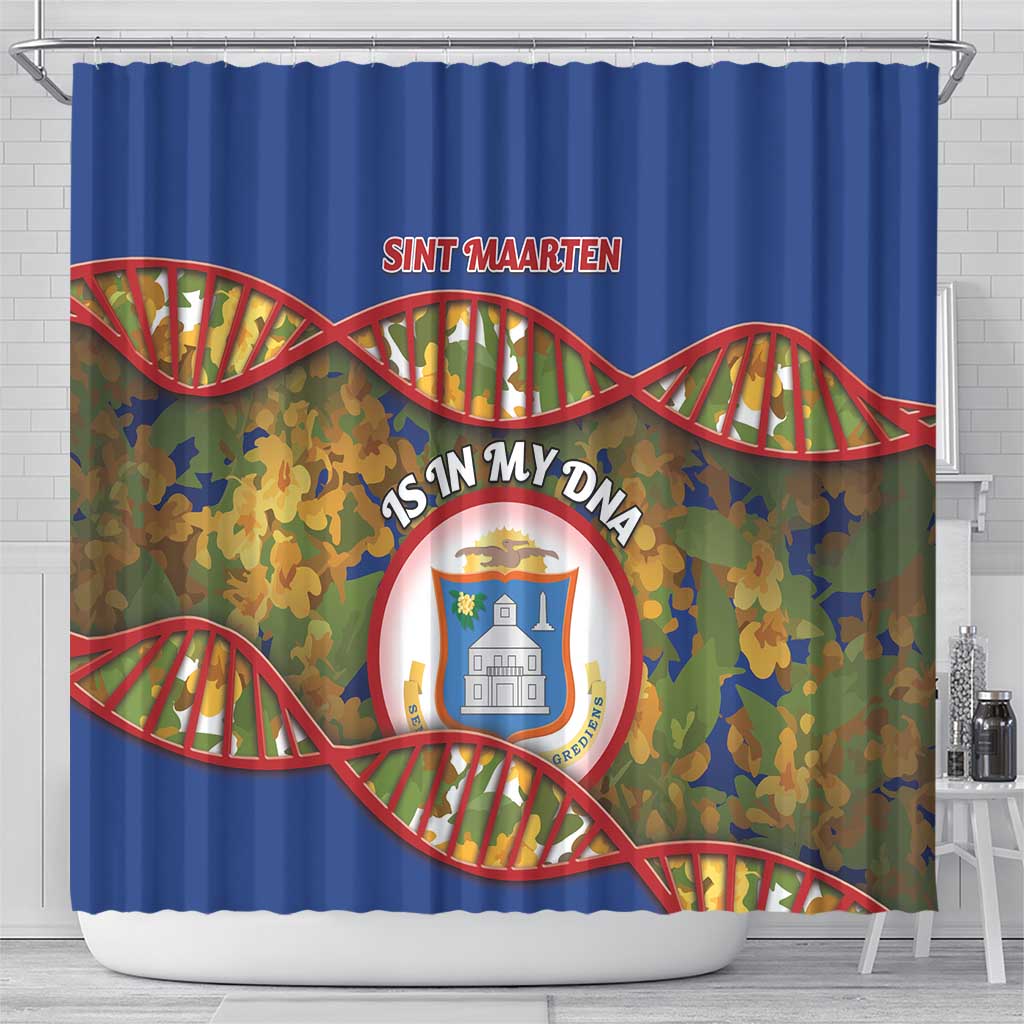 Sint Maarten Is In My DNA Shower Curtain - Wonder Print Shop