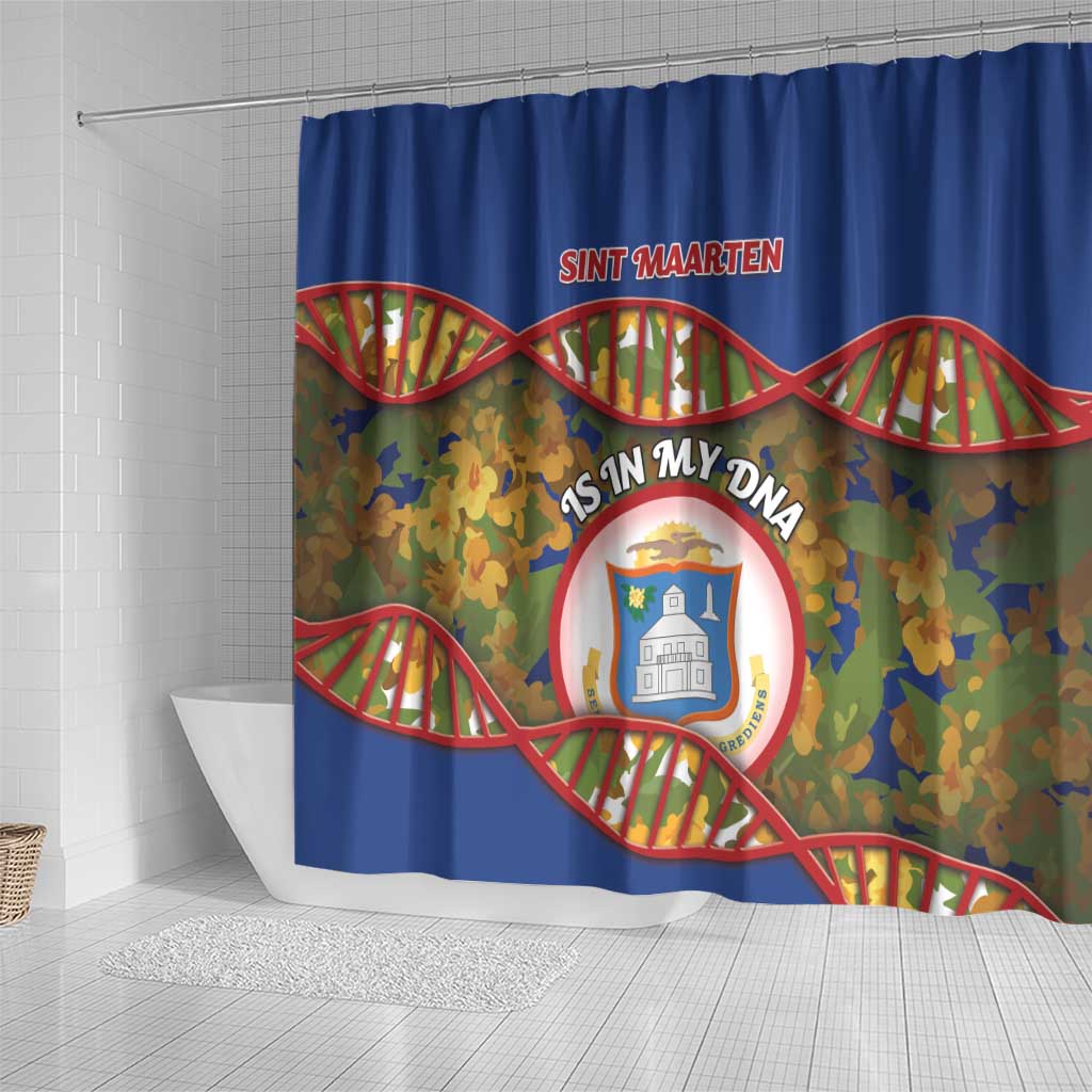 Sint Maarten Is In My DNA Shower Curtain - Wonder Print Shop