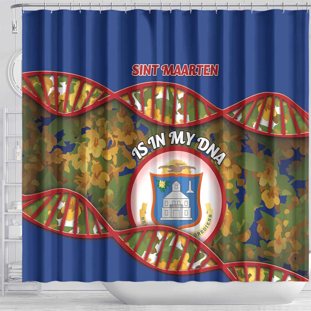 Sint Maarten Is In My DNA Shower Curtain - Wonder Print Shop