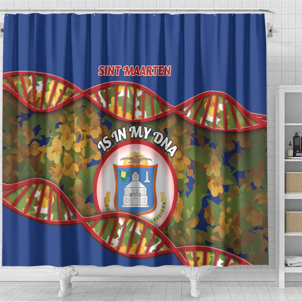 Sint Maarten Is In My DNA Shower Curtain - Wonder Print Shop