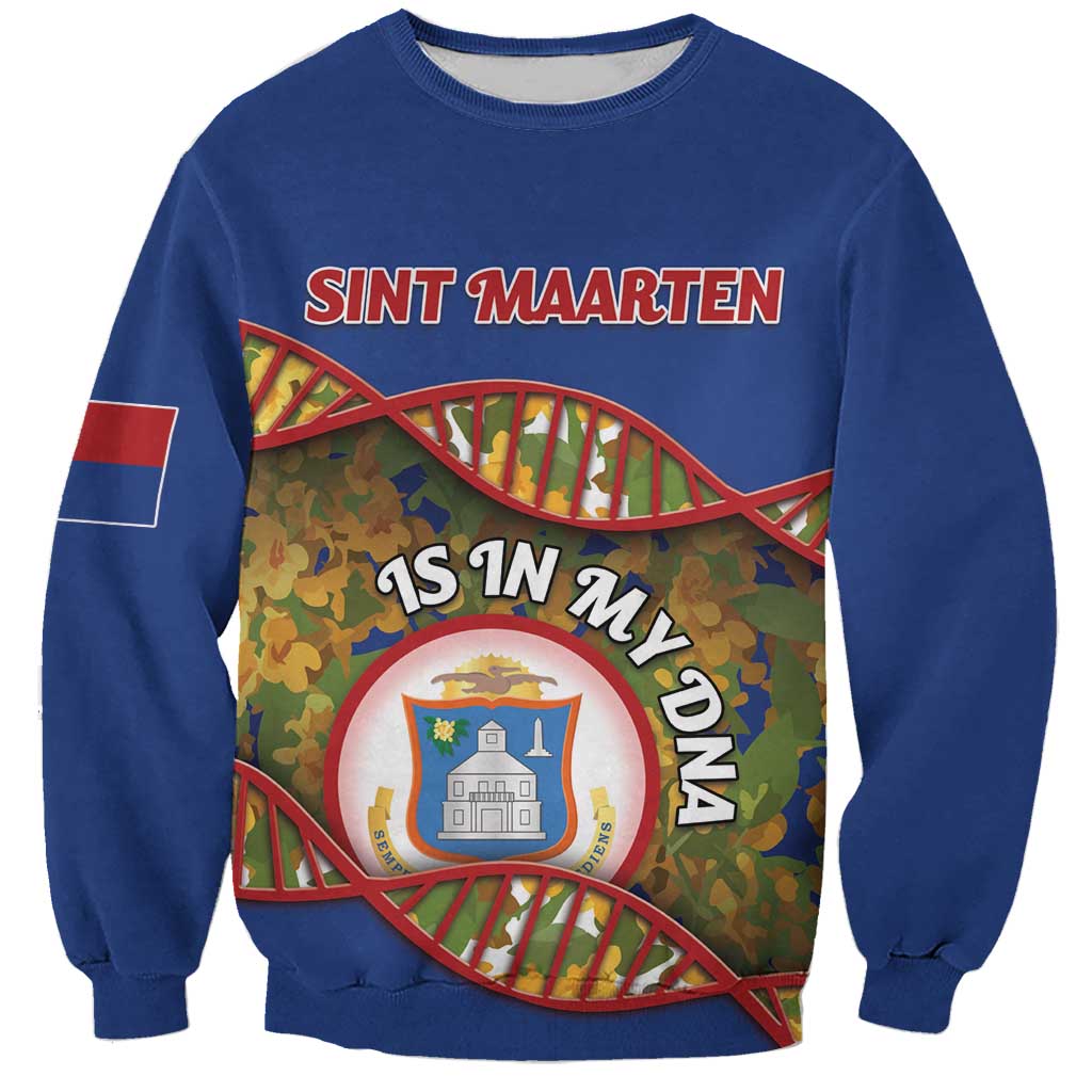 Personalized Sint Maarten Is In My DNA Sweatshirt - Wonder Print Shop
