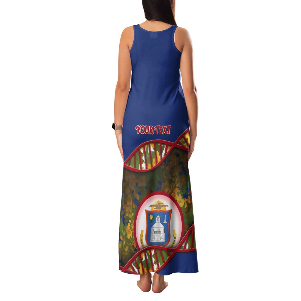 Personalized Sint Maarten Is In My DNA Tank Maxi Dress - Wonder Print Shop