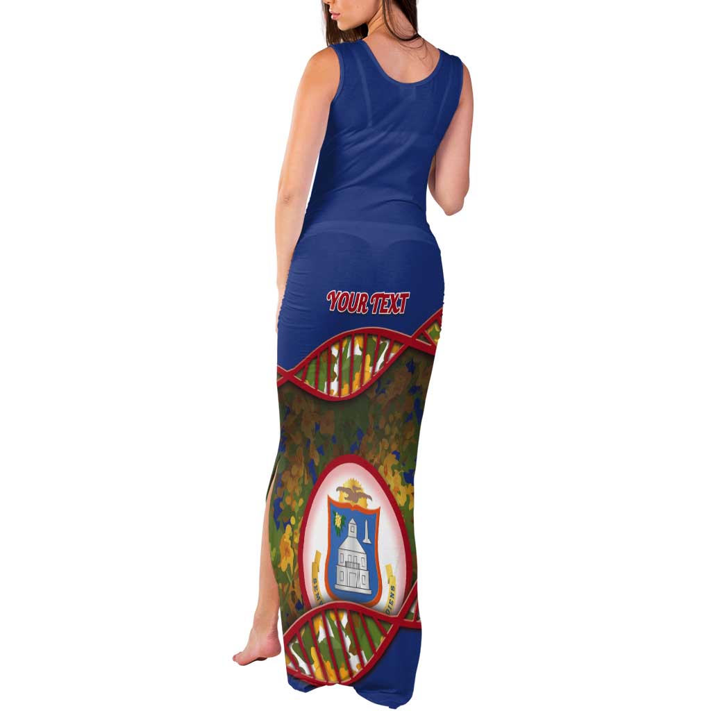 Personalized Sint Maarten Is In My DNA Tank Maxi Dress - Wonder Print Shop
