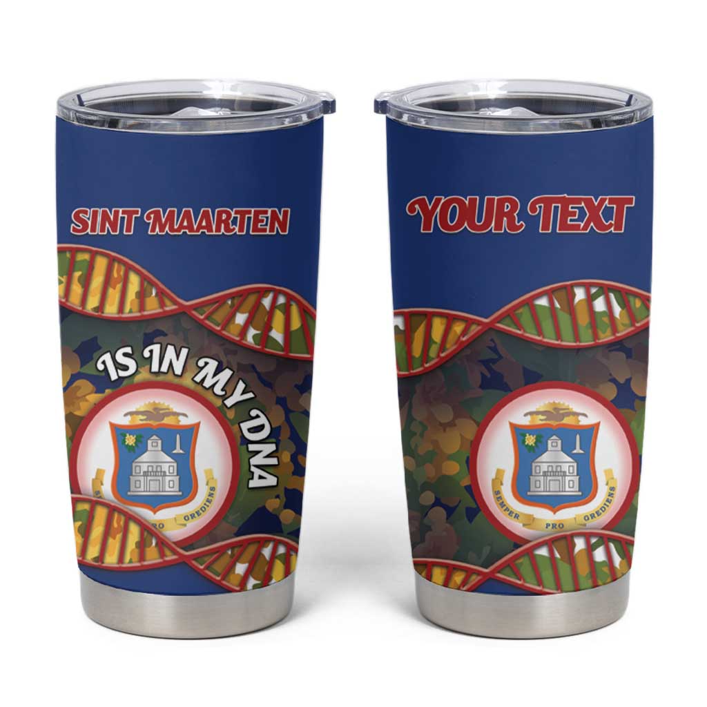 Personalized Sint Maarten Is In My DNA Tumbler Cup - Wonder Print Shop
