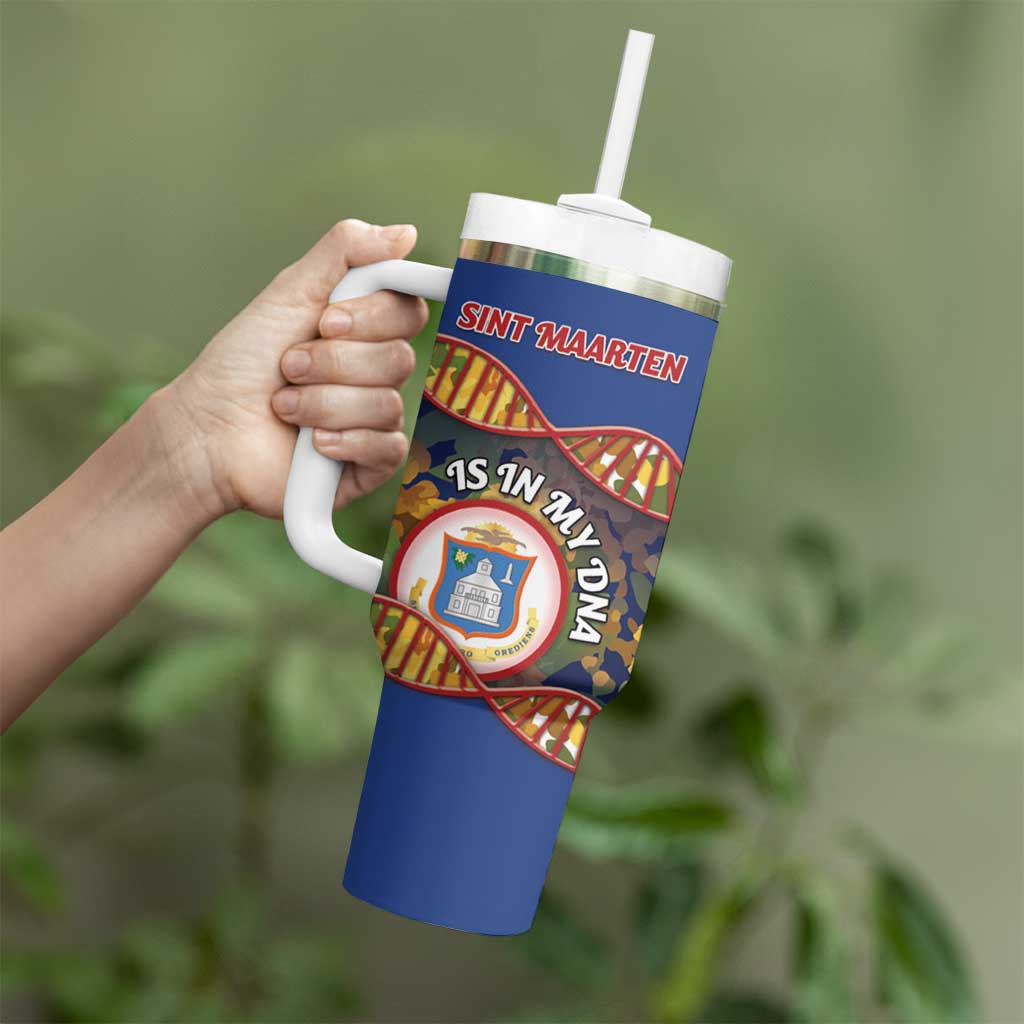 Personalized Sint Maarten Is In My DNA Tumbler With Handle - Wonder Print Shop