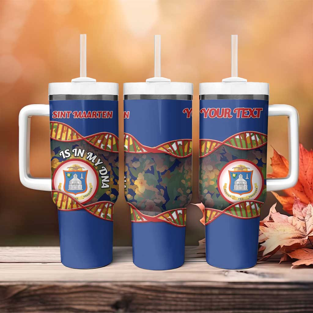 Personalized Sint Maarten Is In My DNA Tumbler With Handle - Wonder Print Shop