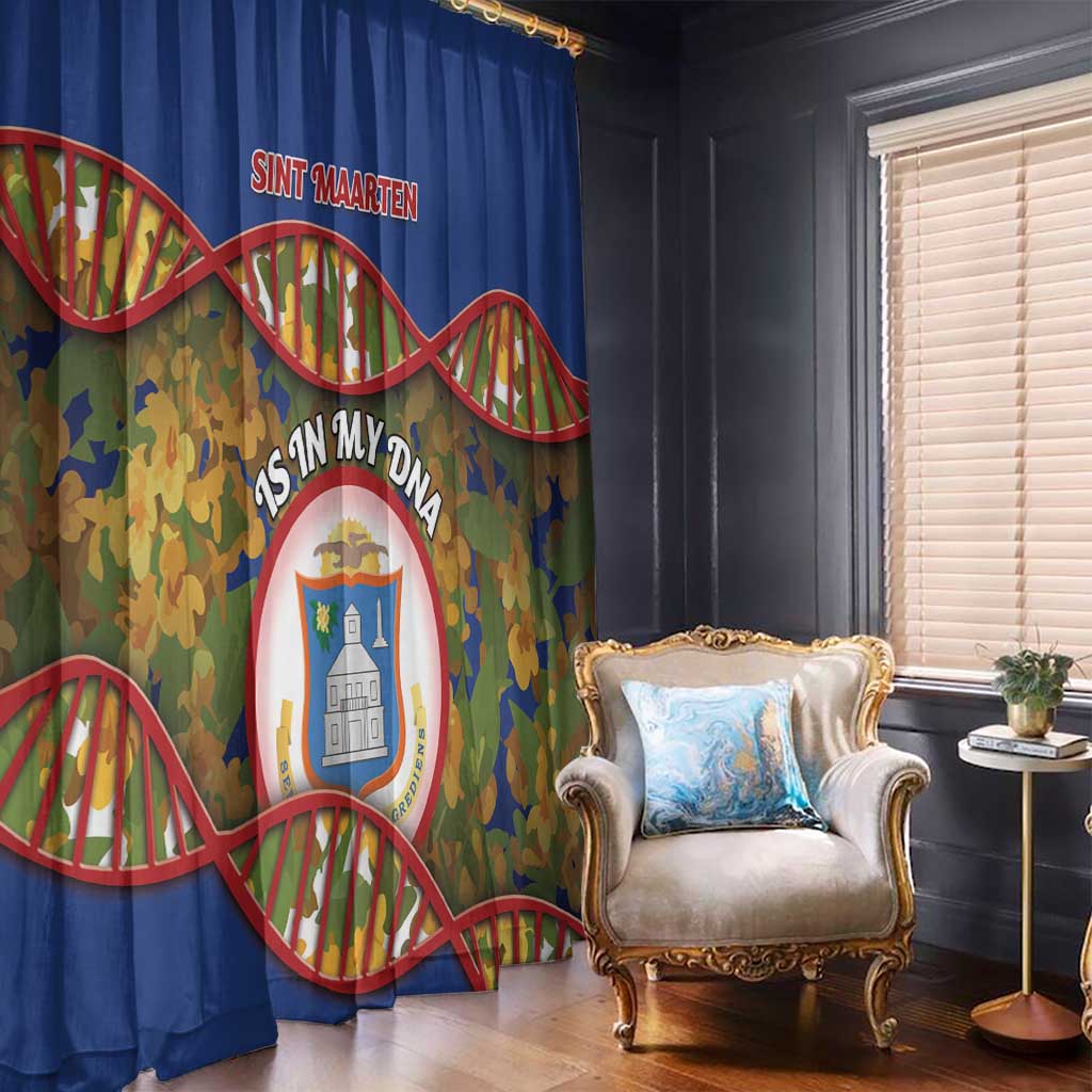 Sint Maarten Is In My DNA Window Curtain - Wonder Print Shop