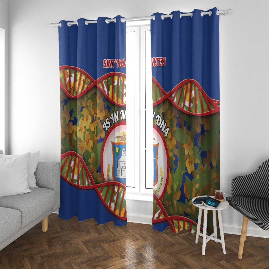Sint Maarten Is In My DNA Window Curtain - Wonder Print Shop