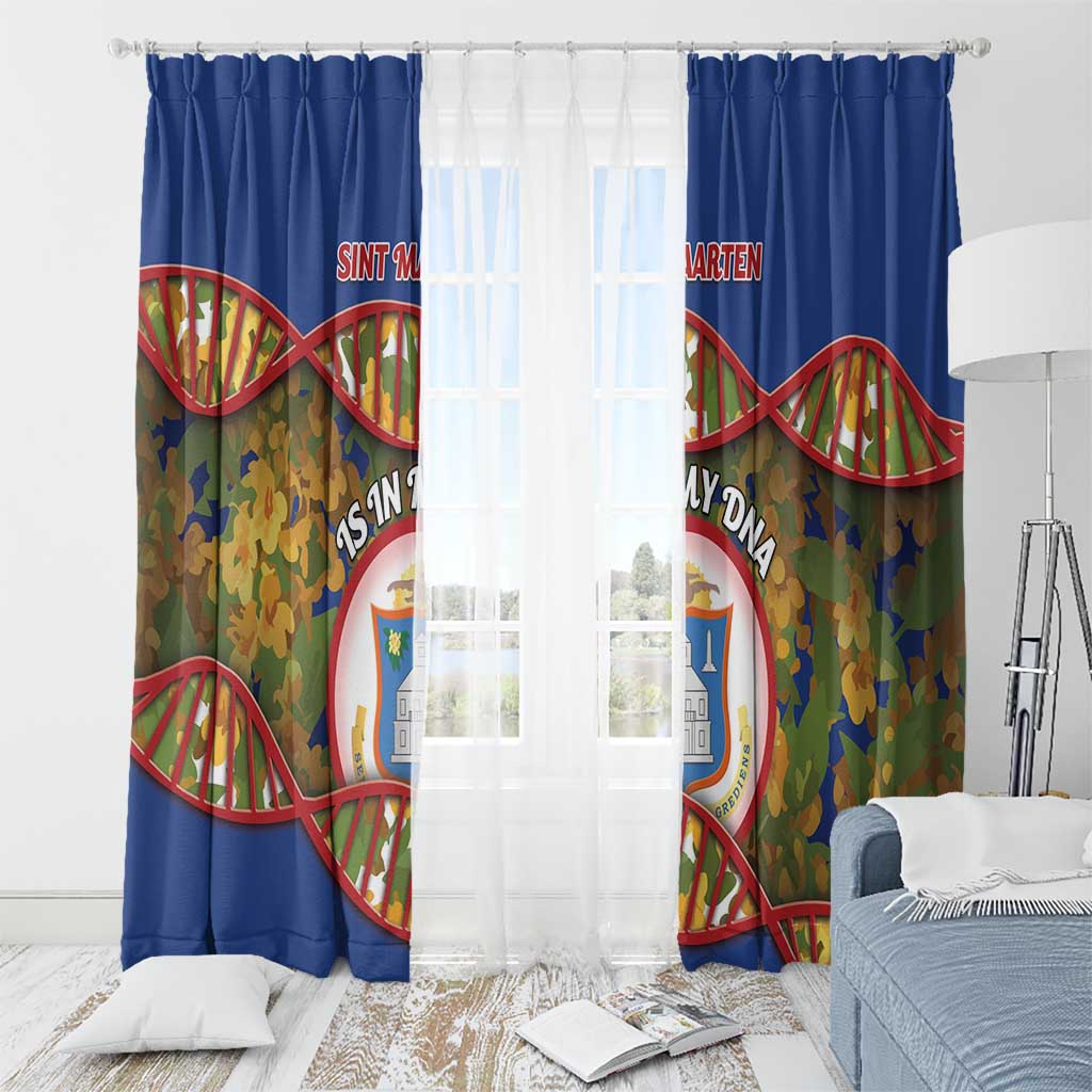 Sint Maarten Is In My DNA Window Curtain - Wonder Print Shop