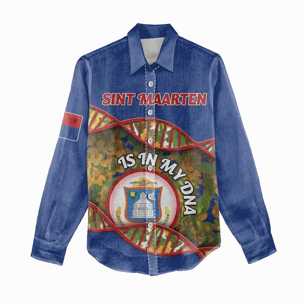 Personalized Sint Maarten Is In My DNA Women Casual Shirt - Wonder Print Shop