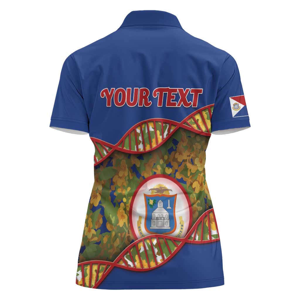 Personalized Sint Maarten Is In My DNA Women Polo Shirt - Wonder Print Shop