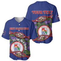 Personalized Sint Eustatius Is In My DNA Baseball Jersey - Wonder Print Shop