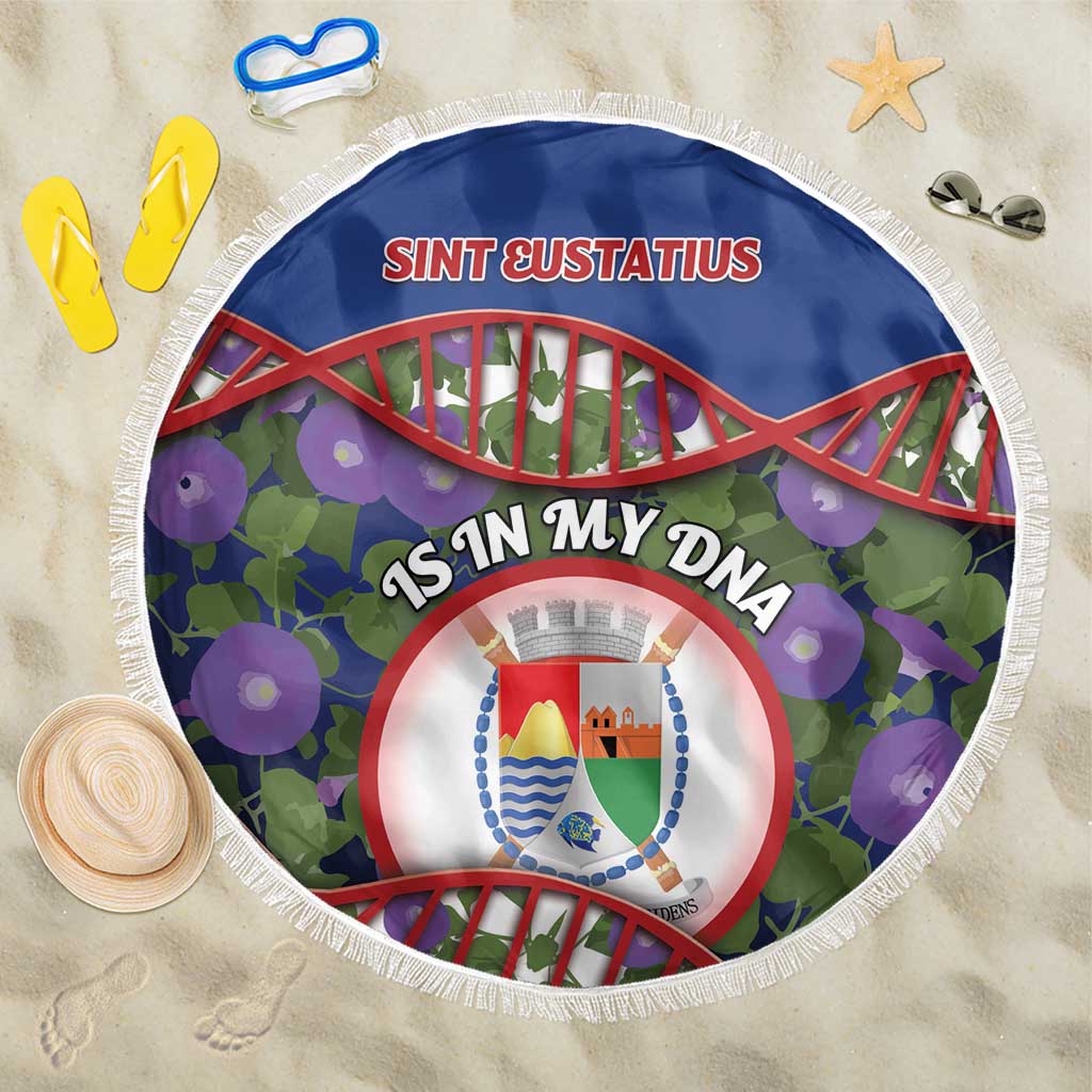 Sint Eustatius Is In My DNA Beach Blanket - Wonder Print Shop