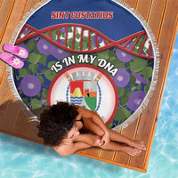 Sint Eustatius Is In My DNA Beach Blanket - Wonder Print Shop
