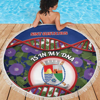 Sint Eustatius Is In My DNA Beach Blanket - Wonder Print Shop