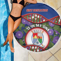 Sint Eustatius Is In My DNA Beach Blanket - Wonder Print Shop