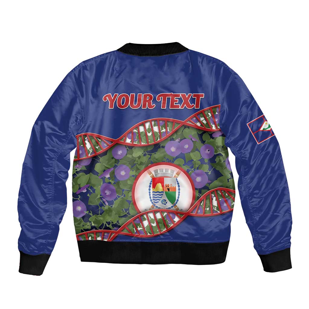 Personalized Sint Eustatius Is In My DNA Bomber Jacket - Wonder Print Shop