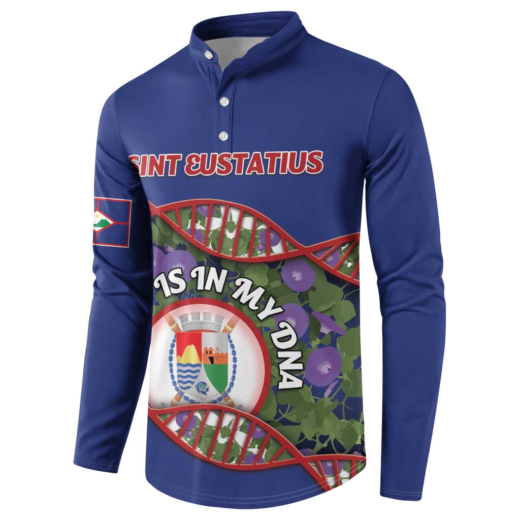 Personalized Sint Eustatius Is In My DNA Button Sweatshirt - Wonder Print Shop