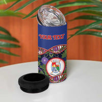 Personalized Sint Eustatius Is In My DNA 4 in 1 Can Cooler Tumbler - Wonder Print Shop