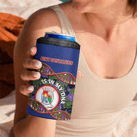 Personalized Sint Eustatius Is In My DNA 4 in 1 Can Cooler Tumbler - Wonder Print Shop