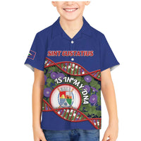 Personalized Sint Eustatius Is In My DNA Family Matching Mermaid Dress and Hawaiian Shirt - Wonder Print Shop