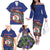Personalized Sint Eustatius Is In My DNA Family Matching Off The Shoulder Long Sleeve Dress and Hawaiian Shirt - Wonder Print Shop