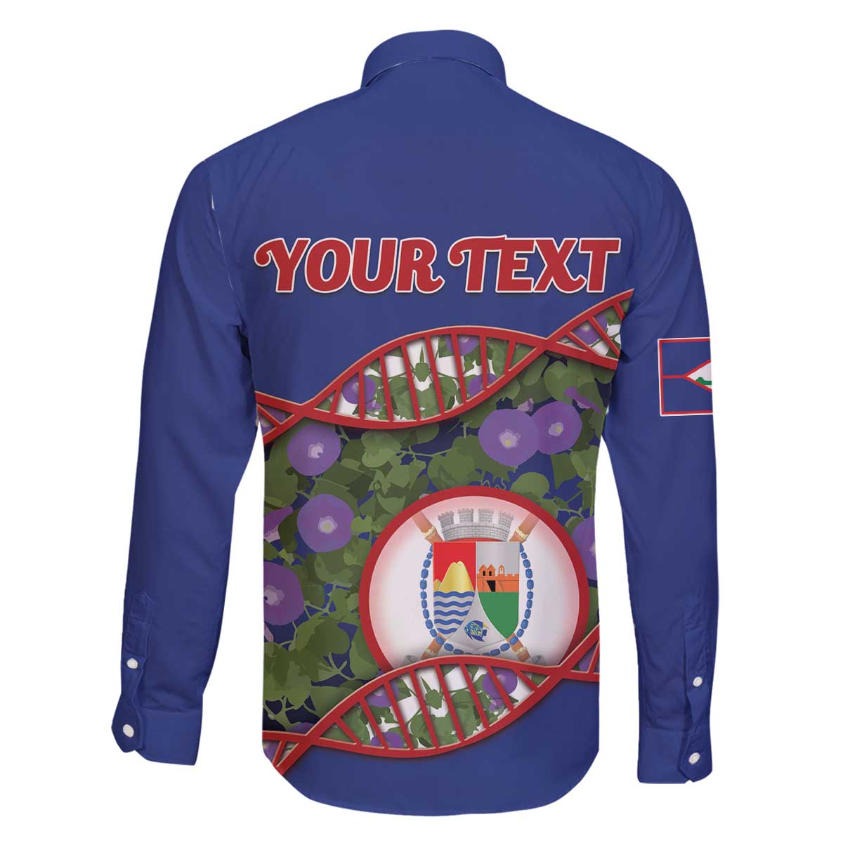 Personalized Sint Eustatius Is In My DNA Family Matching Off The Shoulder Long Sleeve Dress and Hawaiian Shirt - Wonder Print Shop