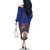 Personalized Sint Eustatius Is In My DNA Family Matching Off The Shoulder Long Sleeve Dress and Hawaiian Shirt - Wonder Print Shop