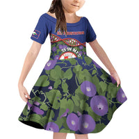 Personalized Sint Eustatius Is In My DNA Family Matching Off Shoulder Short Dress and Hawaiian Shirt - Wonder Print Shop