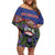 Personalized Sint Eustatius Is In My DNA Family Matching Off Shoulder Short Dress and Hawaiian Shirt - Wonder Print Shop