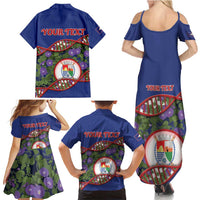 Personalized Sint Eustatius Is In My DNA Family Matching Summer Maxi Dress and Hawaiian Shirt - Wonder Print Shop