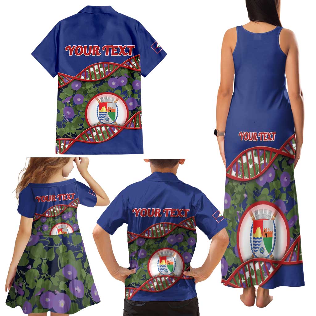 Personalized Sint Eustatius Is In My DNA Family Matching Tank Maxi Dress and Hawaiian Shirt - Wonder Print Shop