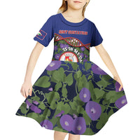 Personalized Sint Eustatius Is In My DNA Kid Short Sleeve Dress - Wonder Print Shop