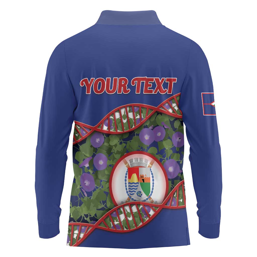 Personalized Sint Eustatius Is In My DNA Long Sleeve Polo Shirt - Wonder Print Shop